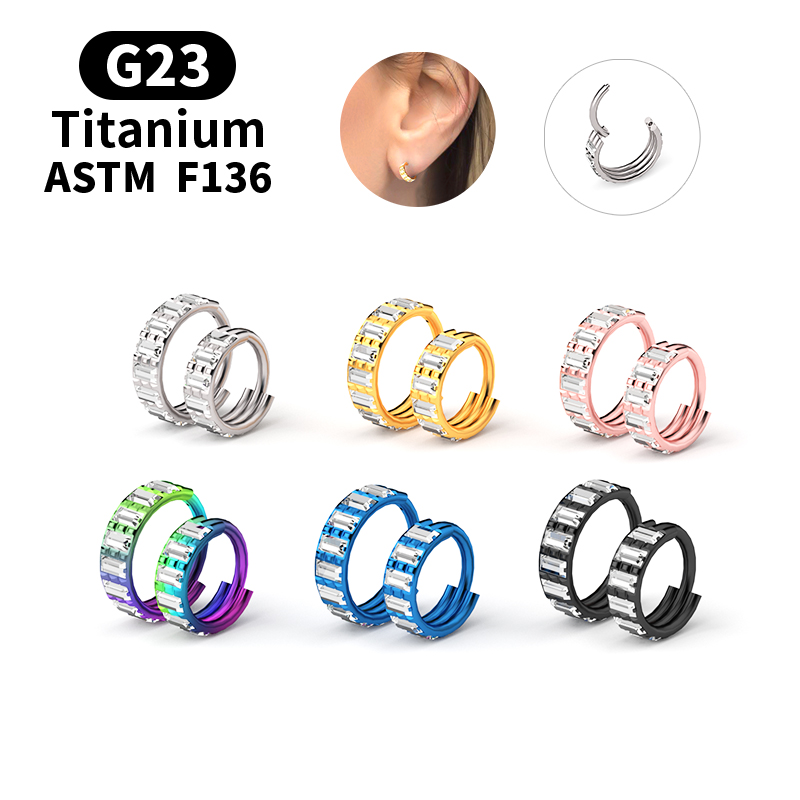 Septum Clicker Ring - حلقة أنف مفصلية من التيتانيوم G23
