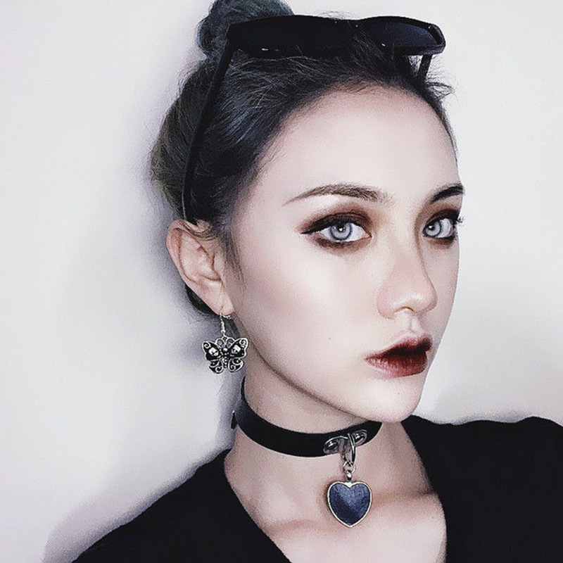 Body Jewelry Goth - مثير قلادة طوق الجلود Bdsm تأثيري