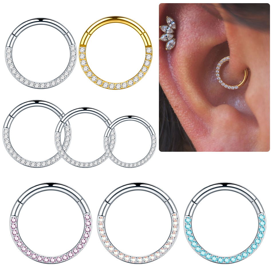 Septum Clicker Ring - حلقات للأنف من الفولاذ المقاوم للصدأ
