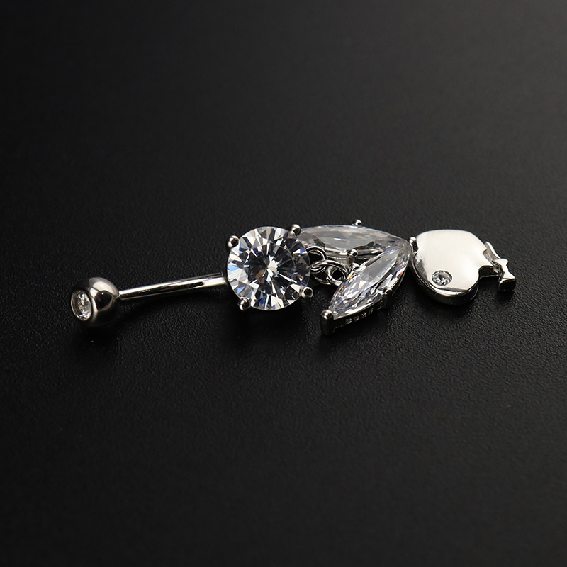 هيبوالرجينيك 925 فضة أرنب السر - مراجعة Body Jewelry Goth وسعره
