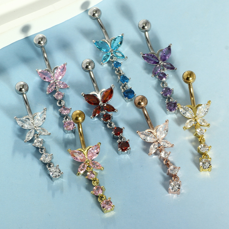 حلقة سرة البطن من الفولاذ المق - مراجعة Body Jewelry Hoops وسعره