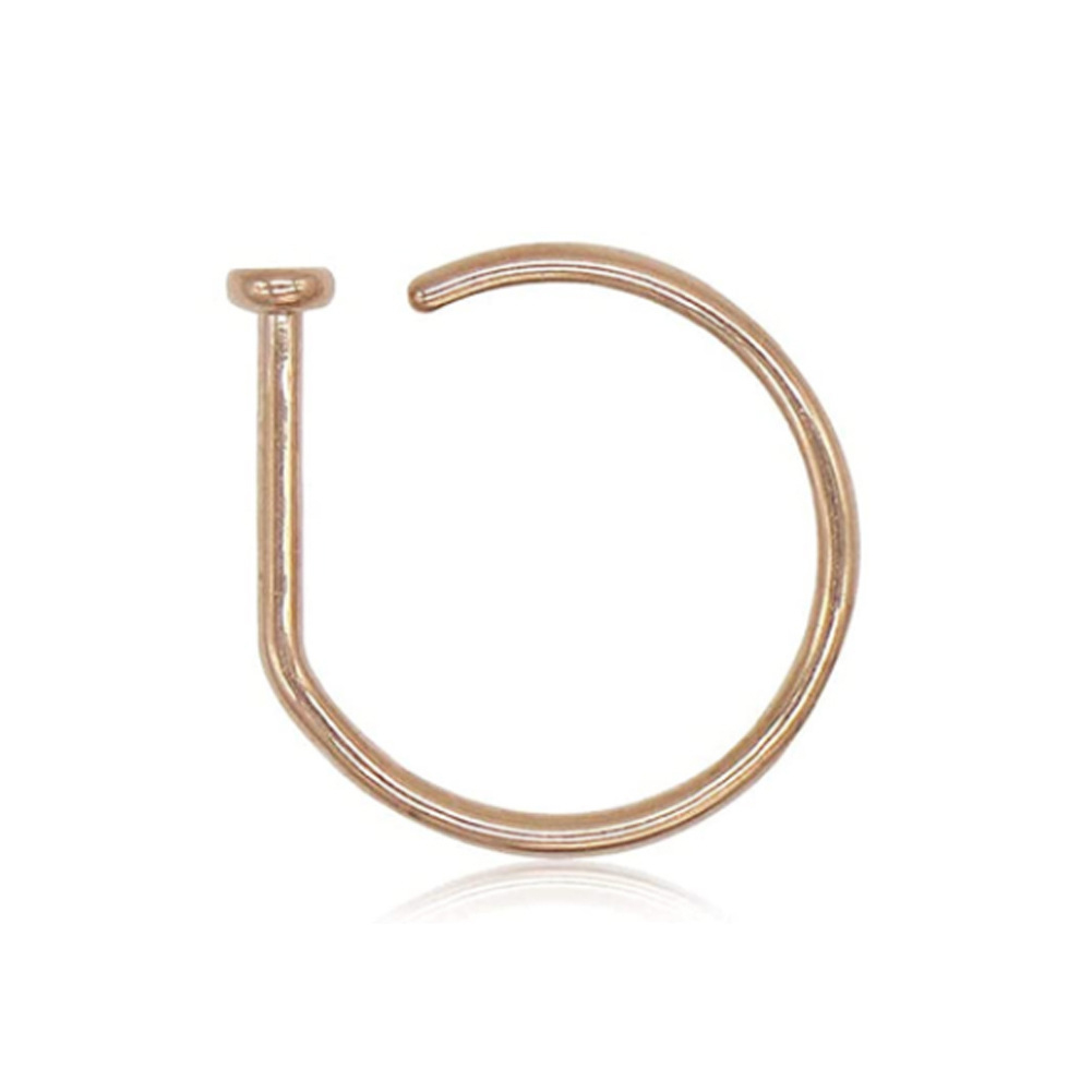 1 قطعة امرأة رجل وهمية الأنف خ - مراجعة Body Jewelry Hoops وسعره