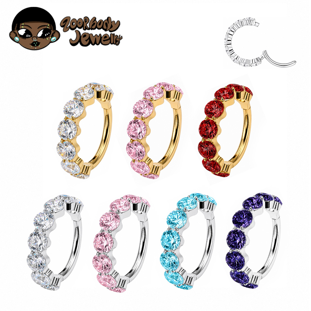 حلق أذن فاخر من التيتانيوم F13 - مراجعة Septum Clicker Ring وسعره