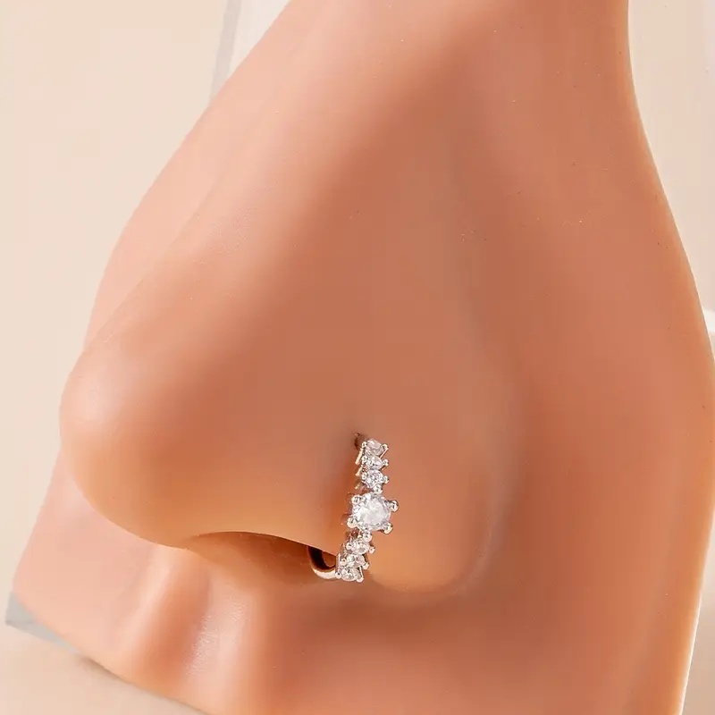 بسيطة صف واحد هندسية S925 الفض - مراجعة Yellow Body Jewelry وسعره