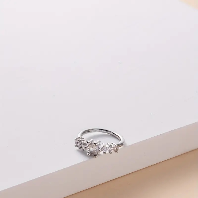 بسيطة صف واحد هندسية S925 الفض - مراجعة Yellow Body Jewelry وسعره