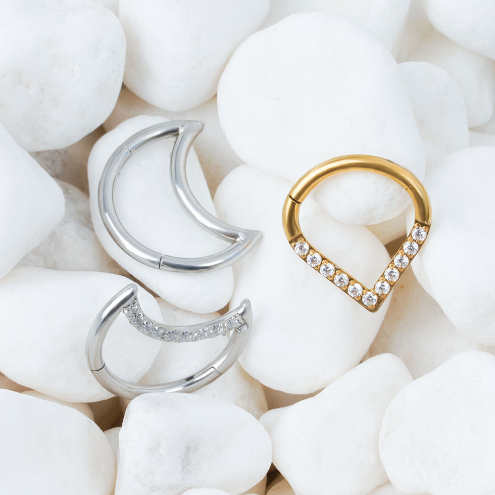 F136 التيتانيوم متمحور المسيل  - مراجعة Septum Clicker Ring وسعره
