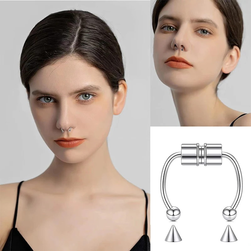 وهمية ثقب الأنف الدائري هوب ال - مراجعة Body Jewelry Hoops وسعره