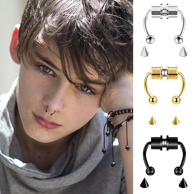 وهمية ثقب الأنف الدائري هوب ال - مراجعة Body Jewelry Hoops وسعره
