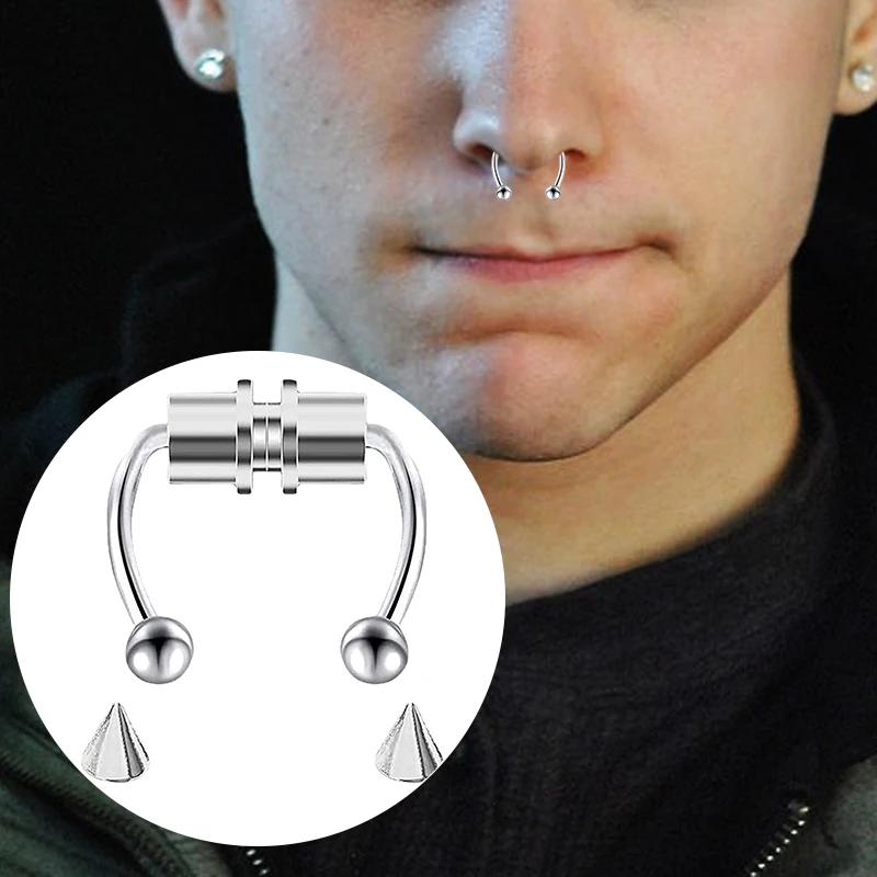 وهمية ثقب الأنف الدائري هوب ال - مراجعة Body Jewelry Hoops وسعره