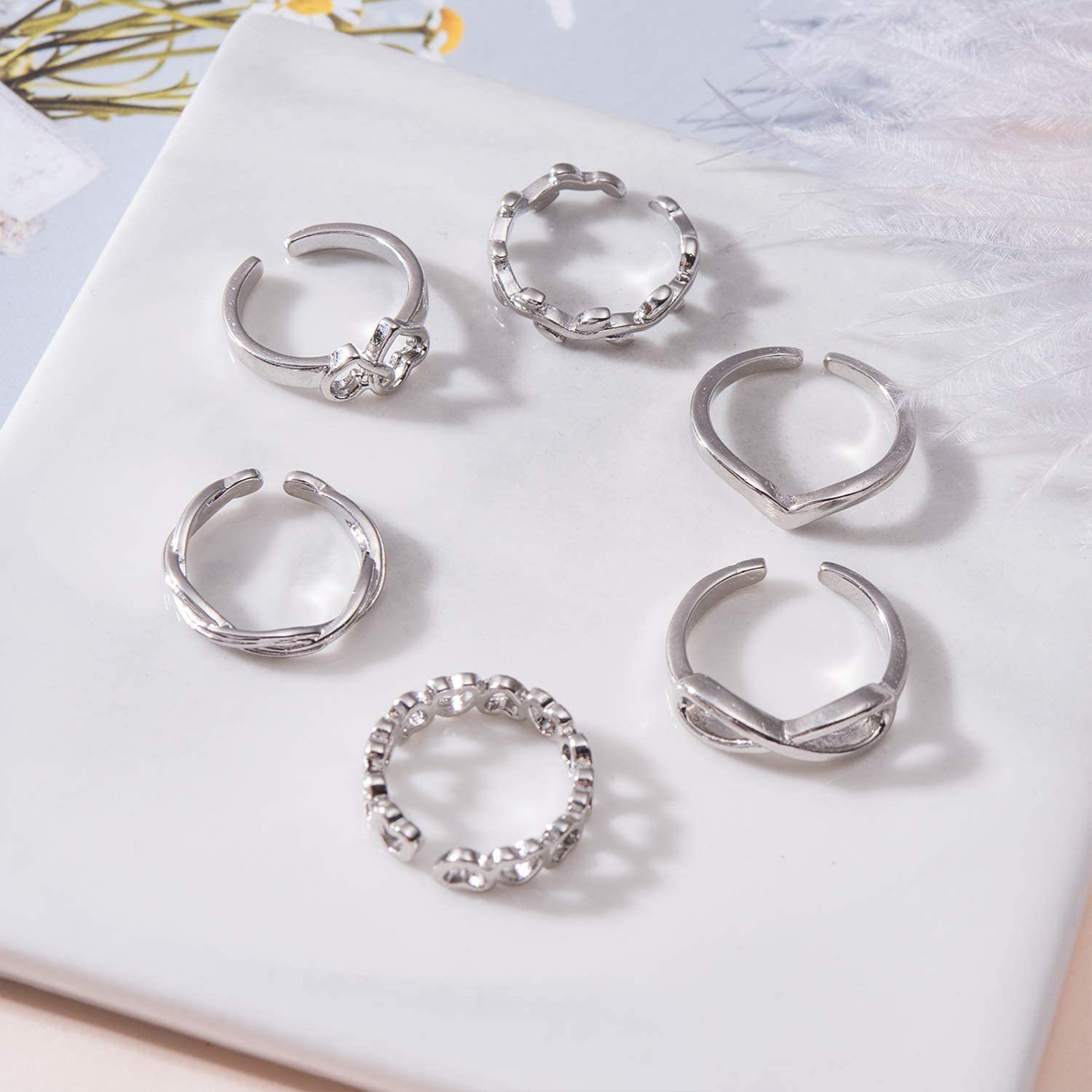 10/12 قطعة خواتم اصبع القدم لل - مراجعة Body Jewelry Hoops وسعره