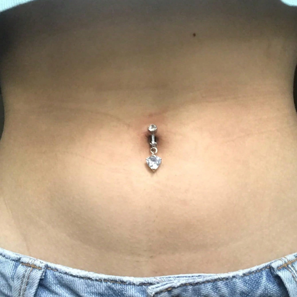 حلقات سرة البطن الذهبية المزيف - مراجعة Body Jewelry Hoops وسعره