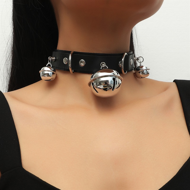 مثير قلادة طوق الجلود Bdsm تأث - مراجعة Body Jewelry Goth وسعره