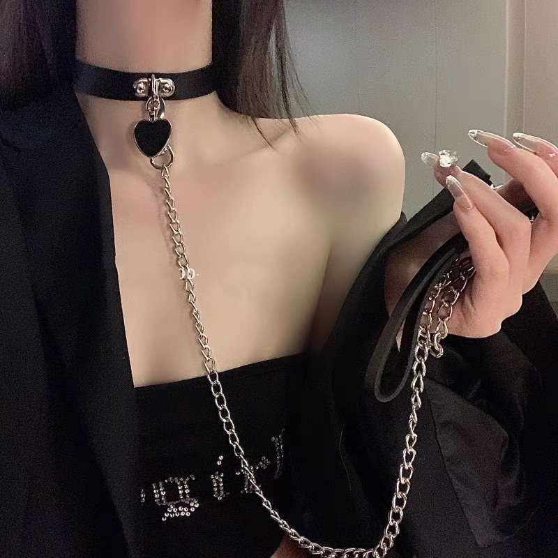 مثير قلادة طوق الجلود Bdsm تأث - مراجعة Body Jewelry Goth وسعره