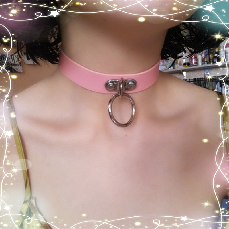 مثير قلادة طوق الجلود Bdsm تأث - مراجعة Body Jewelry Goth وسعره