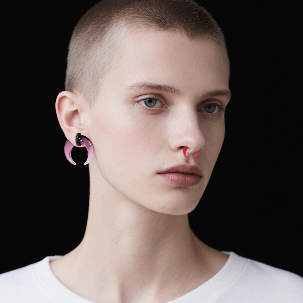 Doearko 1 قطعة مجموعات تمديد ا - مراجعة Septum Clicker Ring وسعره