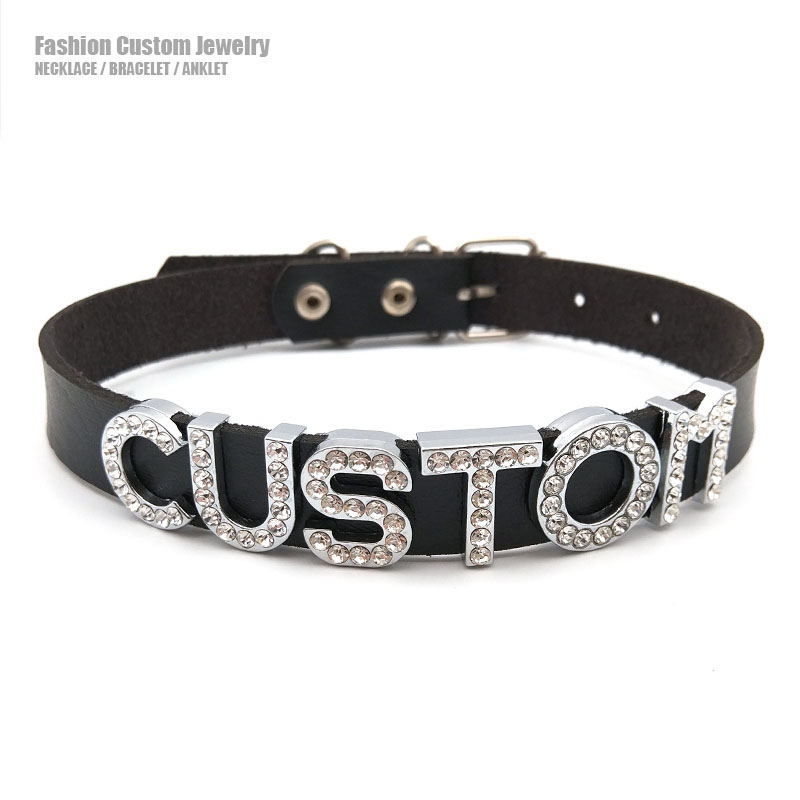 القلائد المخصصة حجر الراين رسا - مراجعة Body Jewelry Goth وسعره