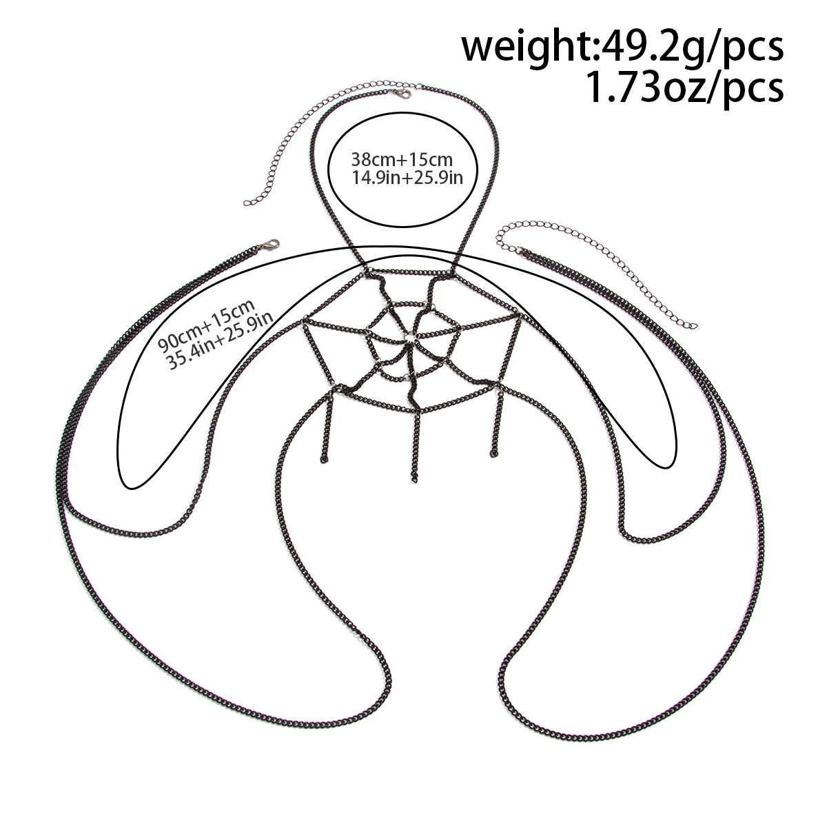 IngeSight.Z سلسلة جسم نسائية ب - مراجعة Body Jewelry Goth وسعره