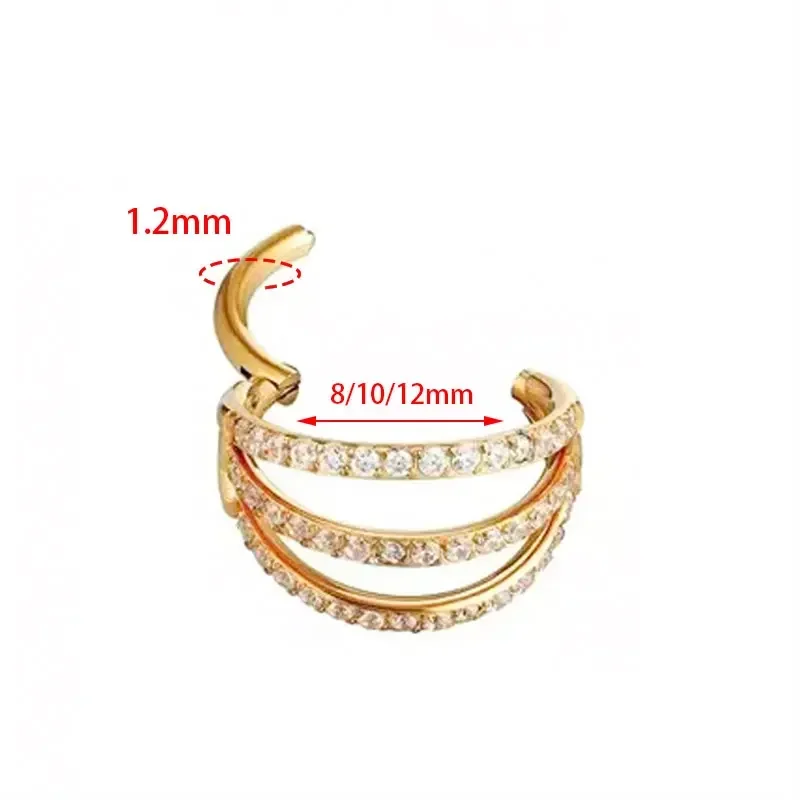 G23 التيتانيوم متمحور الجزء ال - مراجعة Septum Clicker Ring وسعره