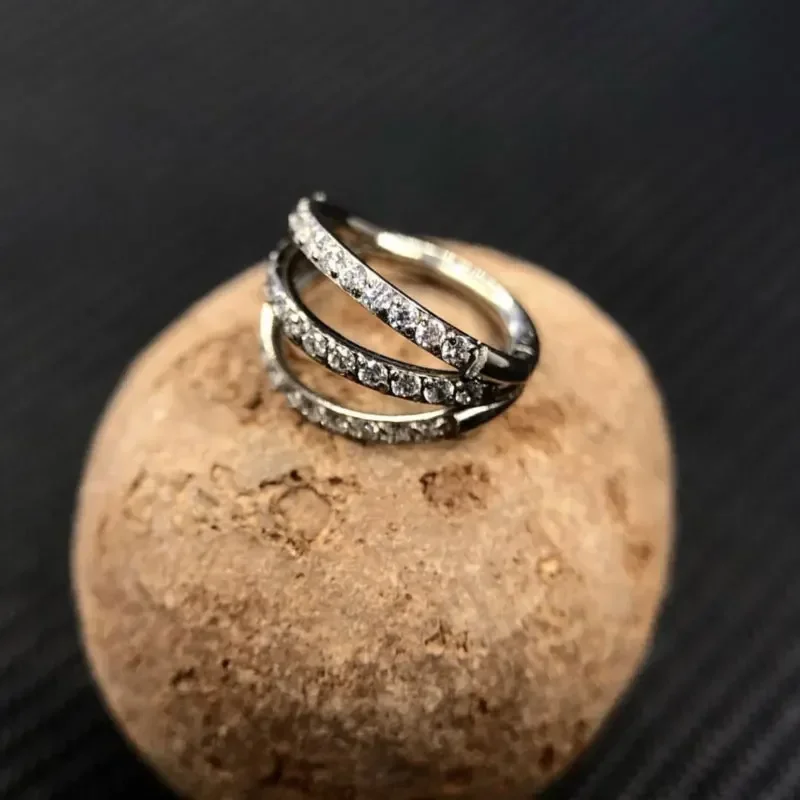 G23 التيتانيوم متمحور الجزء ال - مراجعة Septum Clicker Ring وسعره