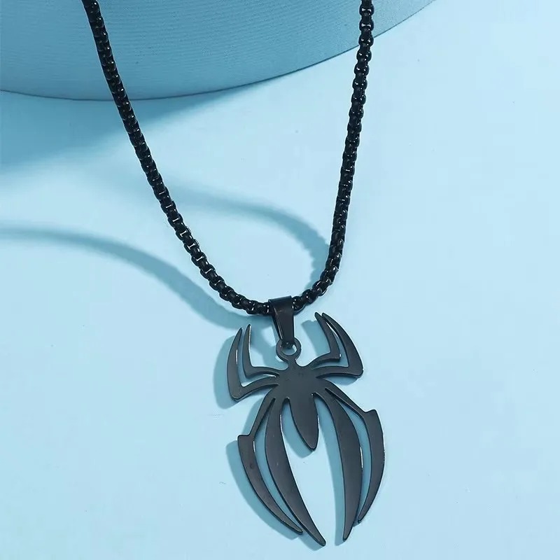قلادة على شكل عنكبوت قوطي من ا - مراجعة Body Jewelry Goth وسعره