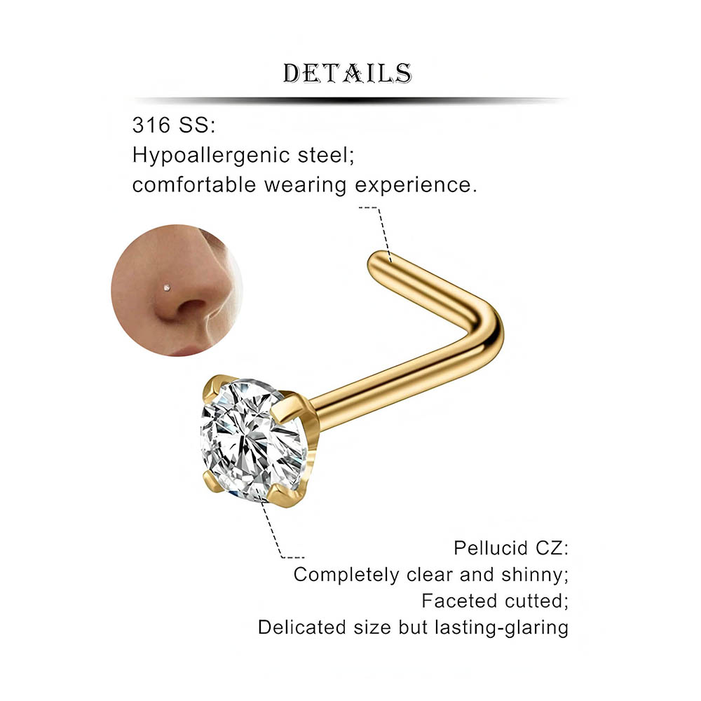 12 قطعة مجموعة كاملة 316L هيبو - مراجعة Body Jewelry Hoops وسعره